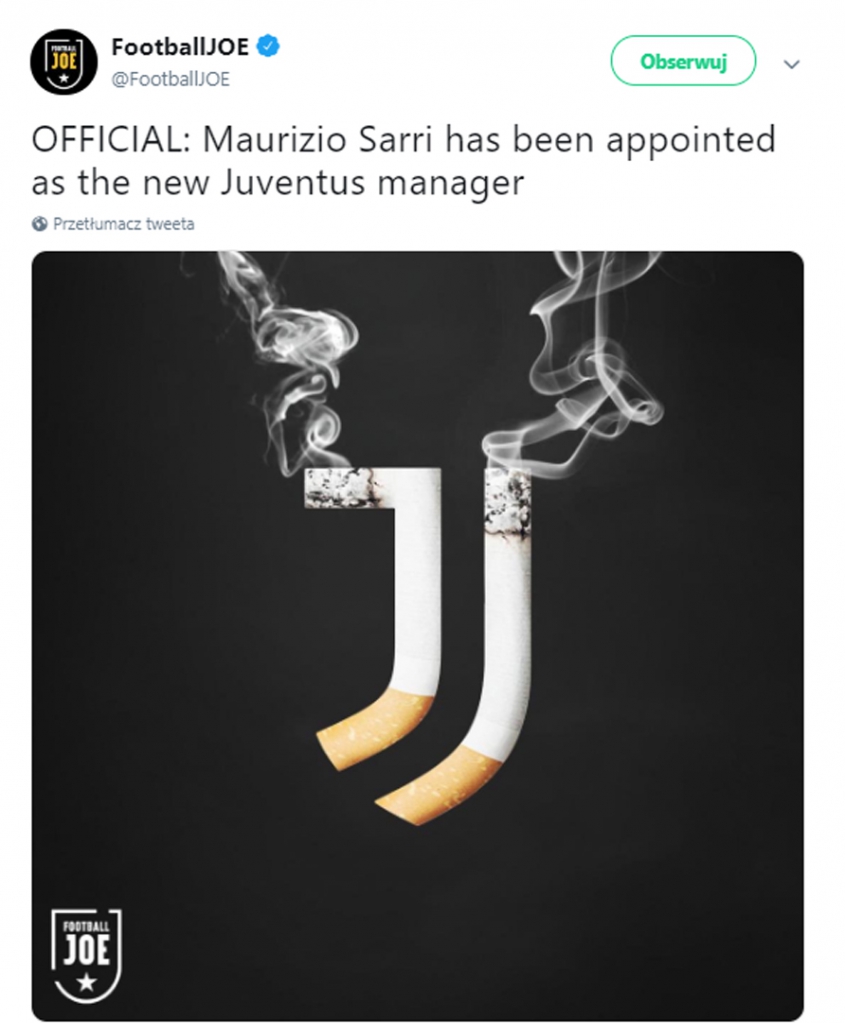 NOWE LOGO Juventusu po przyjściu Sarriego! :D